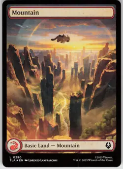 MTG Mountain (0290) Foil NM Avatar: The Last Airbender Magic 290 - Image 1