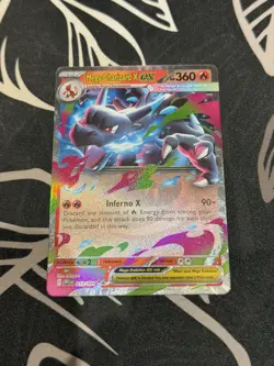 Pokemon TCG Mega Charizard X Ex 13/94 Near Mint Condition Phantasmal Flames - Image 1