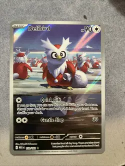 Delibird 152/132 IR Mega Evolution Me01 ILLUSTRATION RARE HOLO Pokemon English - Image 1