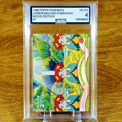Pokemon Topps Movie Edition Underground Symphony AGS VG-EX 4 #7 7 1999 - Image 2