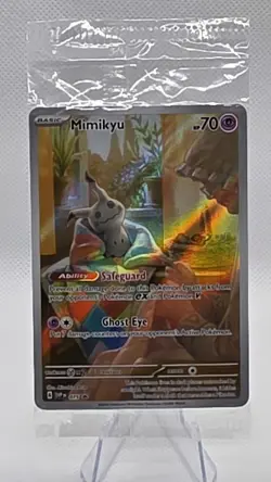 Pokemon TCG Mimikyu SVP 075 Scarlet & Violet Promo Holo Sealed - Image 1