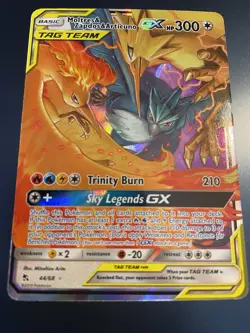 Moltres & Zapdos & Articuno GX 44/68 Hidden Fates Holo NM Pokemon TCG - Image 1