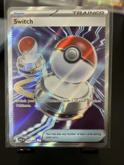 Pokemon TCG Switch 123/094 - Phantasmal Flames - Rare Full Art NM/M - Image 1