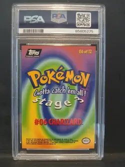 1999 Pokemon Topps Movie Charizard E6 - PSA 9 - Image 2