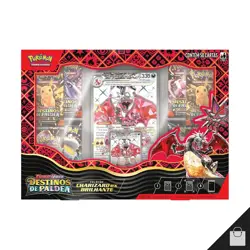 Pokemon Charizard Ex Box Set Scarlet & Violet Paldean Fates Giant Card Brazilian - Image 3