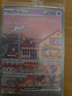 Pokemon Mew ex EX Promo Full Art Holo SVP 053 Scarlet & Violet Card - Image 1