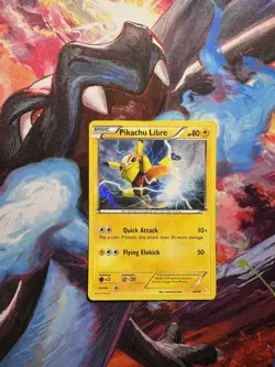 Pikachu Libre - 30/30 - XY Trainer Kit Holo - Image 1