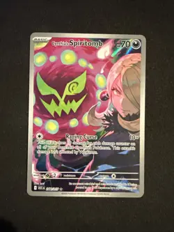 Pokemon Ascended Heroes Cynthia's Spiritomb 244/217 Illustration IR ASC EN 2026 - Image 1