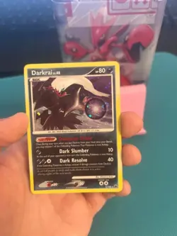 Pokemon TCG Darkrai Lv. 48 Majestic Dawn 3/100 Holo Rare Swirl LP/NM - Image 1