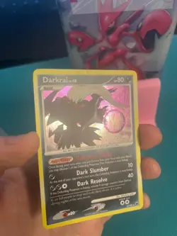 Pokemon TCG Darkrai Lv. 48 Majestic Dawn 3/100 Holo Rare Swirl LP/NM - Image 4