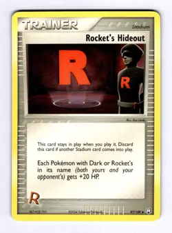 Rocket's Hideout Team Rocket Returns #87 (2004) Uncommon NM Pokemon - Image 1