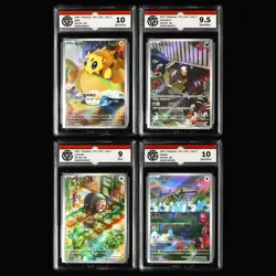 CCG 9~10 2025 Pokemon CHN Joltik&Houndour&Lechonk&Swablu 4PCS (16-8) - Image 1