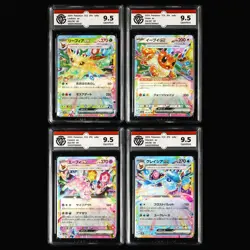 CCG 9.5 GemMint 2024 Pokemon JPN Mixed Characters 4PCS (16-7) - Image 1