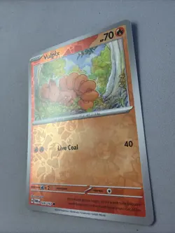 Pokemon TCG * SV Twilight Masquerade * 26/167 Vulpix REVERSE HOLO Common * NM - Image 2