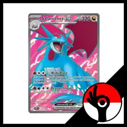 Pokemon TCG: Journey Together - 177/159 - Salamence Ex - Image 1