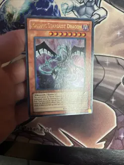 (AY) Yugioh Malefic Stardust Dragon JUMP-EN043 Ultra Rare Limited Edition VLP - Image 2