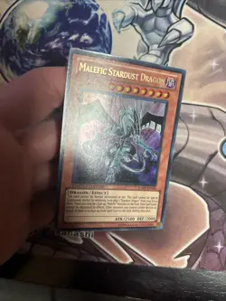 (AY) Yugioh Malefic Stardust Dragon JUMP-EN043 Ultra Rare Limited Edition VLP - Image 4