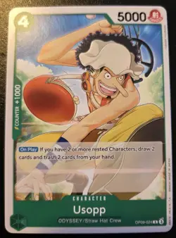 Usopp OP09-024 Common Emperors In The New World One Piece Card Game - Image 1