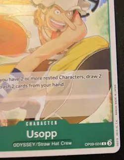 Usopp OP09-024 Common Emperors In The New World One Piece Card Game - Image 5