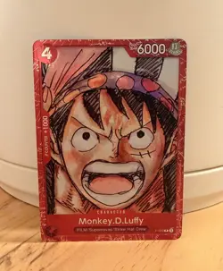 Monkey D Luffy PR P-022 Premium Card Collection ONE PIECE FILM RED Edition - Image 1