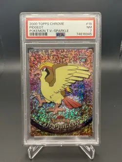 Pokemon Topps Sparkle Chrome Pidgeot Psa 7 - Image 1