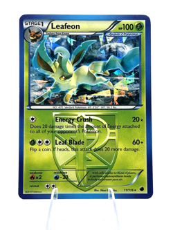 Pokemon TCG Leafeon 11/116 B&W Plasma Freeze Cracked Ice Holo Rare 2013 - Image 1