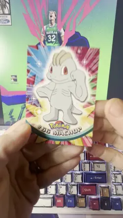 Pokemon TCG Machop #66 Machoke #67 Machamp #68 1999 TOPPS TV Series non holo LP - Image 2