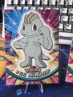 Pokemon TCG Machop #66 Machoke #67 Machamp #68 1999 TOPPS TV Series non holo LP - Image 5