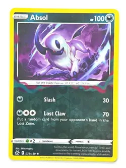 Absol 076/159 Reverse Holo Rare - Crown Zenith Pokemon - Pack Fresh Near Mint NM - Image 5