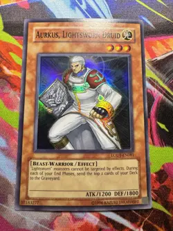Aurkus, Lightsworn Druid LODT-EN081 Super Rare Unlimited Near Mint Yugioh! - Image 3