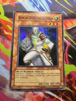 Aurkus, Lightsworn Druid LODT-EN081 Super Rare Unlimited Near Mint Yugioh! - Image 5
