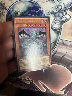 (AY) Yugioh Malefic Stardust Dragon JUMP-EN043 Ultra Limited Edition VLP (1) - Image 2