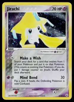 Pokemon Hidden Legends 8/101 Jirachi Holo Pokemon Card - Image 1