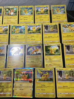 (30) Pikachu CARDS LOT VTG HOLO Raichu Stamped Red Cheeks Lv 17 Halloween 25th - Image 4
