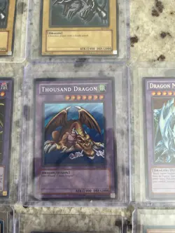 Yu Hi Oh Lot Of 14 Cards Dark Magician, Red Eyes Etc. Vintage And Modern Cards - Image 5