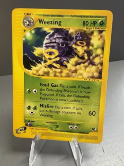Weezing - 70/165 - Pokemon Expedition Non-Holo Rare Card - Image 1