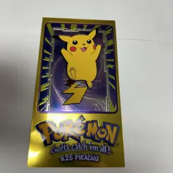 Pikachu #25 1 of 5 - Topps Jumbo Box Topper Card - Image 1