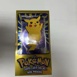 Pikachu #25 1 of 5 - Topps Jumbo Box Topper Card - Image 2