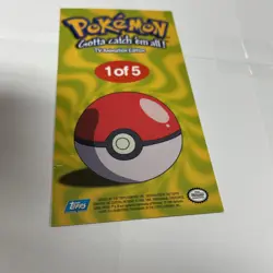 Pikachu #25 1 of 5 - Topps Jumbo Box Topper Card - Image 4