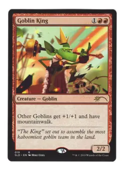 2019 MTG Magic the Gathering SLD Secret Lair Drop #19 Goblin King - Image 1