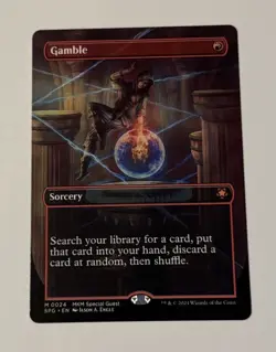 MTG Gamble (Borderless) [Murders at Karlov Manor Special Guests] LP - Image 1