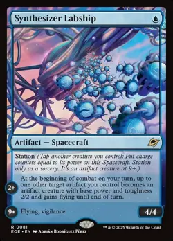 x1 Synthesizer Labship - Foil R MTG Edge of Eternities M/NM, English - Image 1