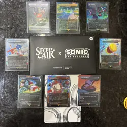 MTG Magic the Gathering Secret Lair x Sonic: Turbo Gear Foil Opened - Image 1