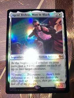 Agent Bishop, Man in Black Teenage Mutant Ninja Turtles Foil - Image 1