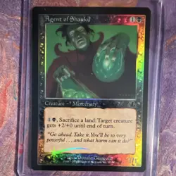 Wizards of the Coast Agent of Shauku Prophecy Creature Foil Black Rare English - Image 1