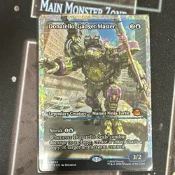 Magic: The Gathering Donatello, Gadget Master TMNT Confetti Foil M0293 - Image 1