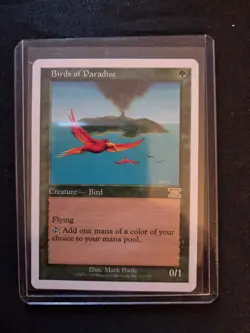 Birds of Paradise Classic MTG Core Set 6th Edition Regular RARE NM cond. - Image 1