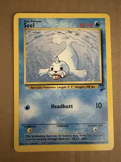 Pokemon - Base Set 2 - Seel 061/130 - Uncommon NM - Image 1