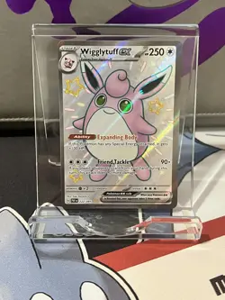 Wigglytuff ex 222/091 - Pokemon TCG - Scarlet & Violet Paldean Fates - Image 1
