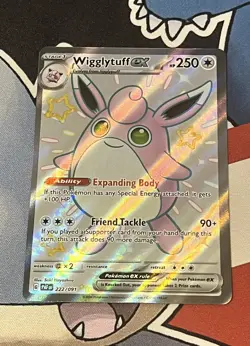 Wigglytuff ex 222/091 - Pokemon TCG - Scarlet & Violet Paldean Fates - Image 2